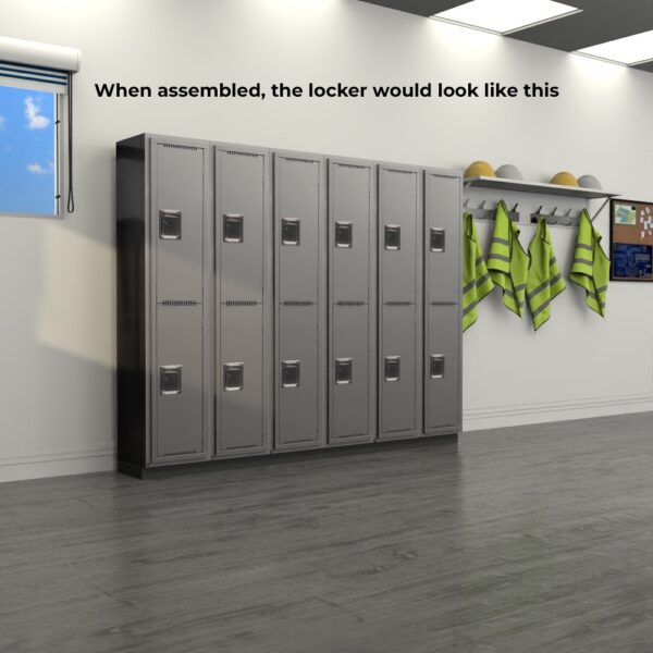 TUFFMAXX 12″ Locker 2 Door (Knock-down) – VARIOUS Types