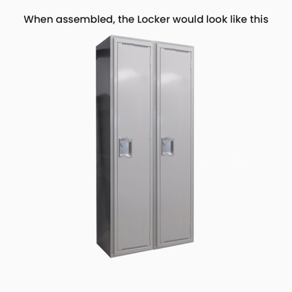 TUFFMAXX 12″ Locker 1 Door (Knock Down) – VARIOUS Types - Image 4