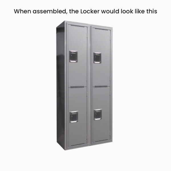 TUFFMAXX 12″ Locker 2 Door (Knock-down) – VARIOUS Types - Image 10