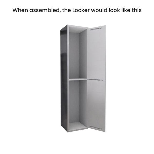 TUFFMAXX 12″ Locker 2 Door (Knock-down) – VARIOUS Types - Image 3