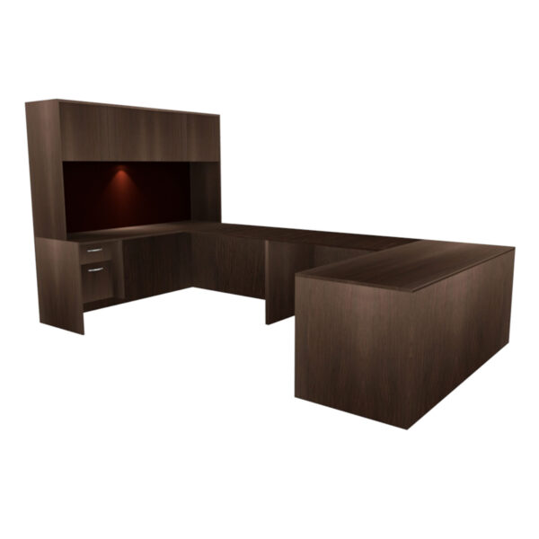 Timeless 71" Double Extended U-Shape Work Station - Image 3