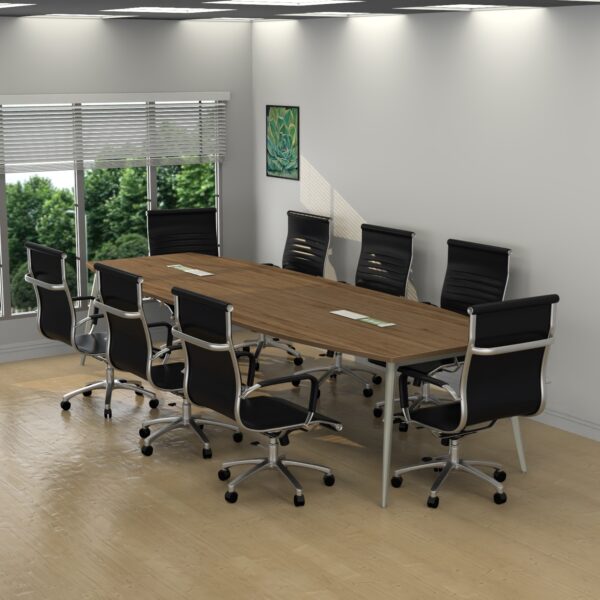 Boat Shaped Conference Table Top - Various Color and Size