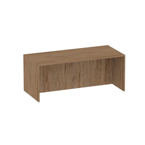 24" Deep x 48", 60", 65" or 71" Wide Standard Desk Shell - Various Colors - Image 7