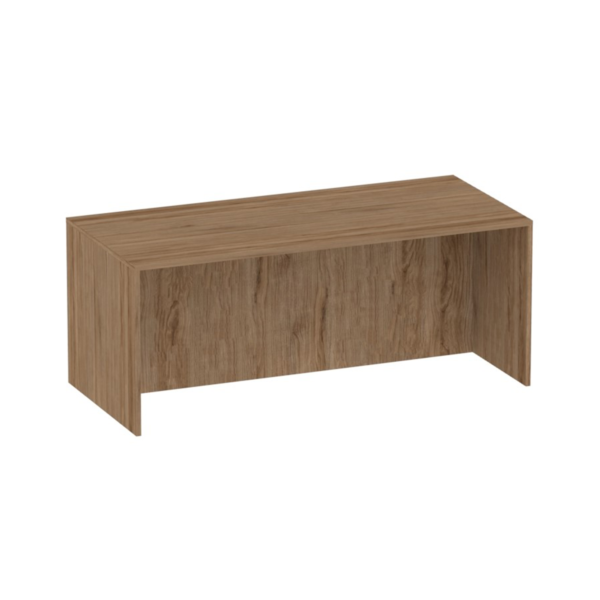 30" Deep x 60", 65" or 71" Wide Standard Desk Shell - Various Colors - Image 4