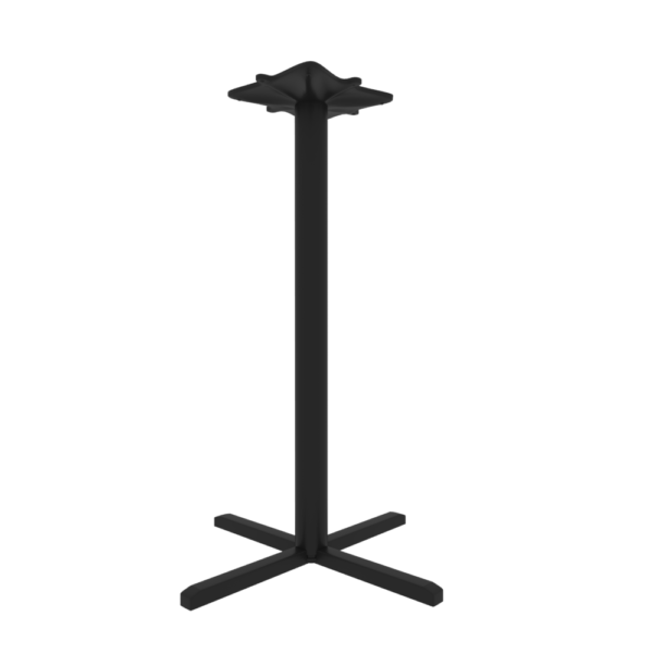 33" x 29" to 41" high Metal X-Base  for 36" Round & Square and 42" Round Tops - Image 2