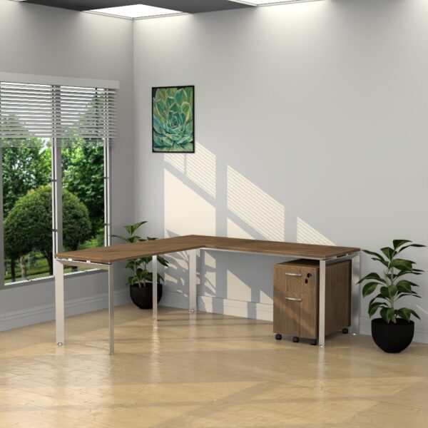 Inspire L-shape 71′ x 78′ with Pedestal – Various colors
