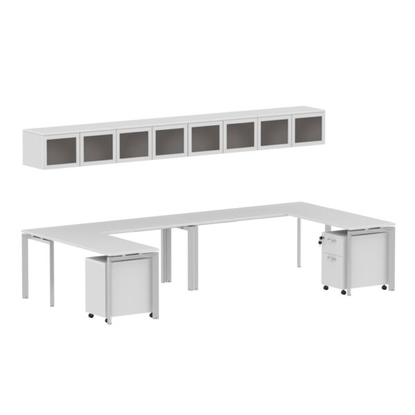 INSPIRE 71″ Double – L Shaped Work Station - Various colors - Image 4