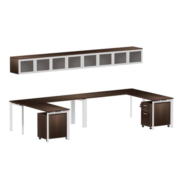 INSPIRE 71″ Double – L Shaped Work Station - Various colors - Image 5