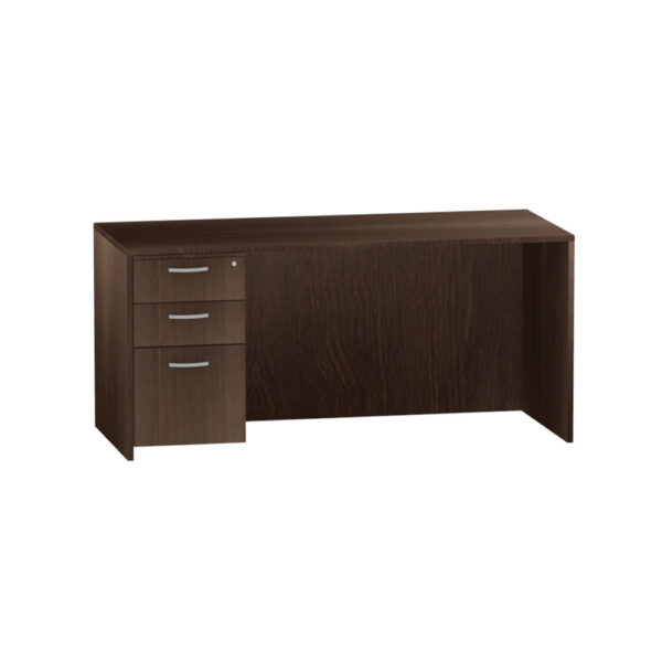 30" x 60" Standard Desk with Box/Box/File Pedestal - Various Colors - Image 3
