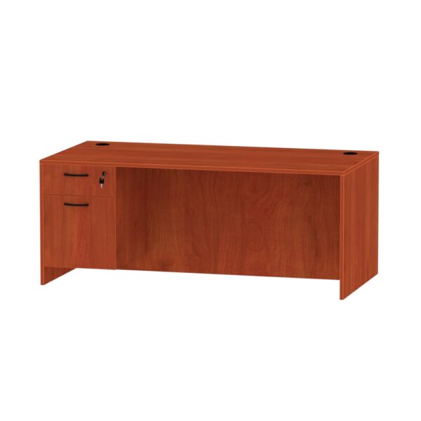 24" x 48" Standard Desk with Box/File Pedestal - Various Colors - Image 3