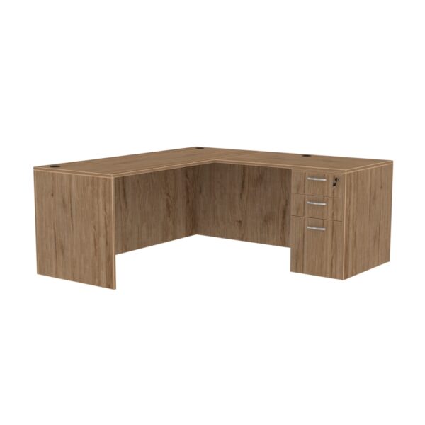 6' x 5' x 30" Deep Standard L-Shape Workstation - Various Colors - Image 5