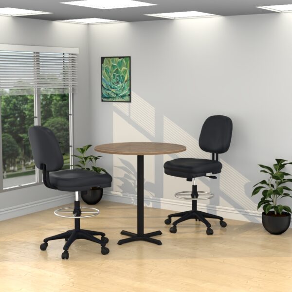 Timeless 36" Round Postleg Meeting Table 29" or 41" High - Various colors