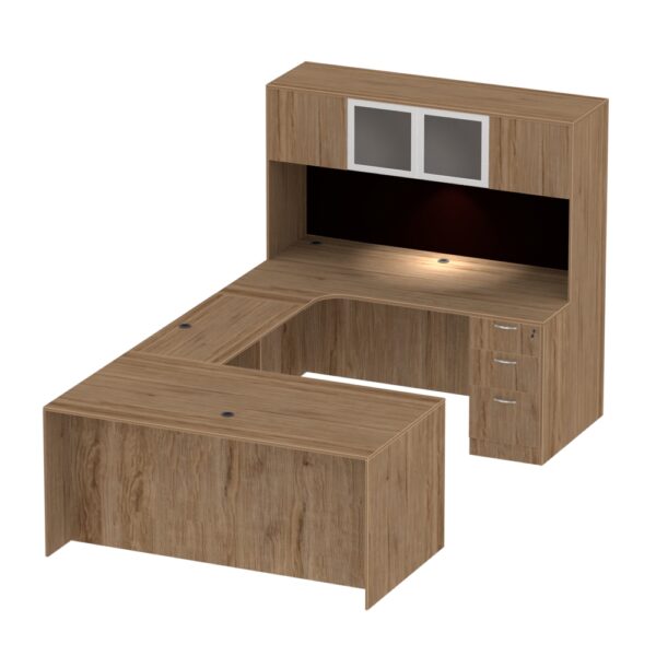 Timeless 71" Extended Standard U-Shape Work Station - Image 4