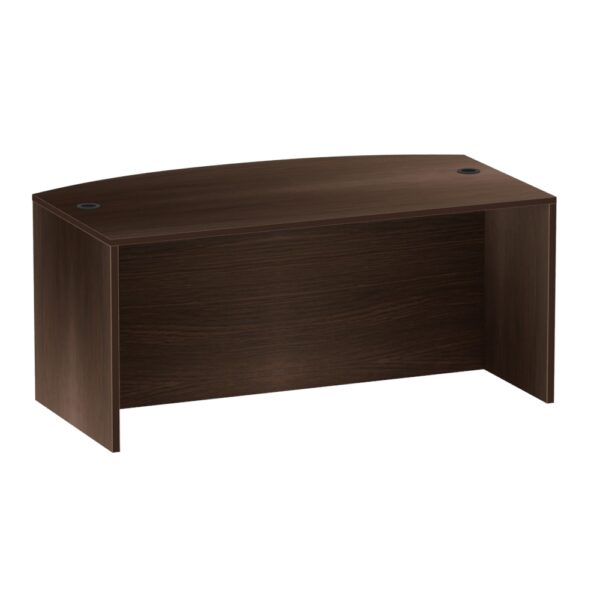 36" x 71" Bow Front Desk - Various Color - Image 3