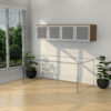 15" x 71" Wall Mounted Hutch with Doors - Various Colors and Door types - Image 6