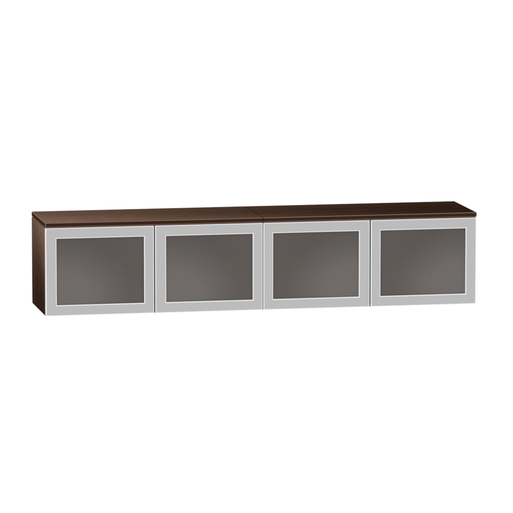 15″ x 71″ Wall Mounted Hutch with Doors - Image 13