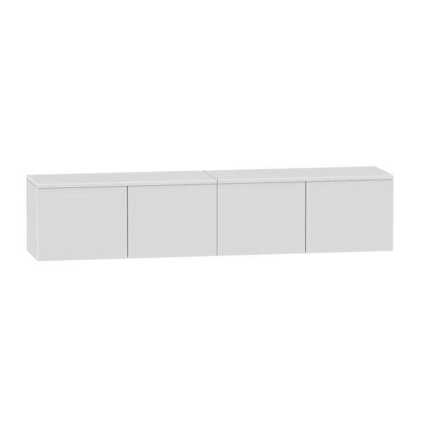 15" x 71" Wall Mounted Hutch with Doors - Various Colors and Door types - Image 14