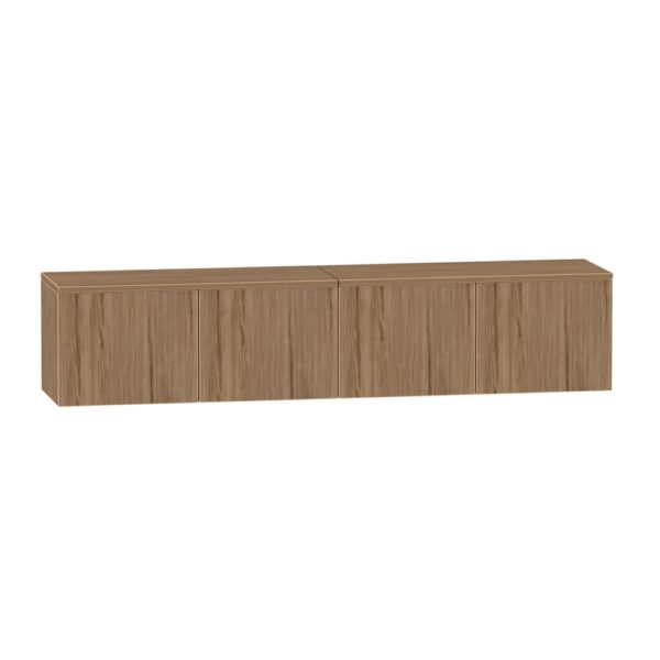15" x 71" Wall Mounted Hutch with Doors - Various Colors and Door types - Image 5