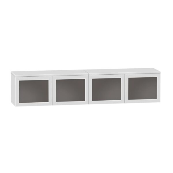 15" x 71" Wall Mounted Hutch with Doors - Various Colors and Door types - Image 15