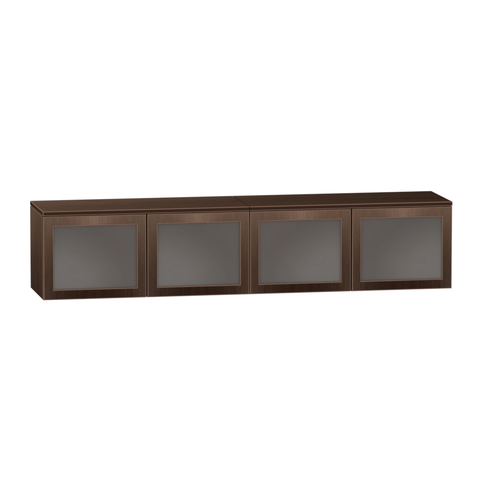 15″ x 71″ Wall Mounted Hutch with Doors - Image 4