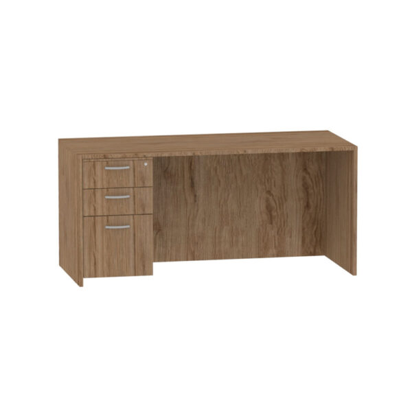 30" x 60" Standard Desk with Box/Box/File Pedestal - Various Colors - Image 4
