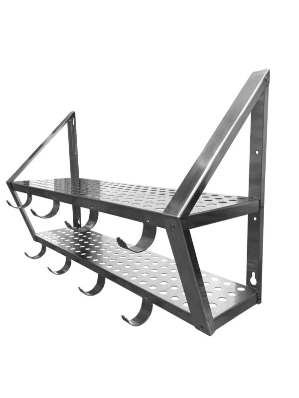 Industrial Strength 48" Shelving with Hooks