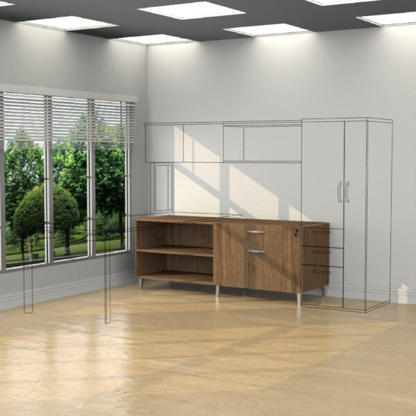 Inspire Left or Right Handed Credenza - Various Colors