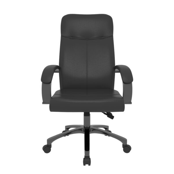 TITAN Big & Tall Manager High Back Leather Chair - Image 3