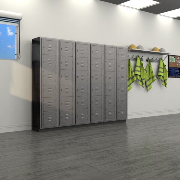 TUFFMAXX 12" Locker 6 Door (Prebuilt) - Various bank options