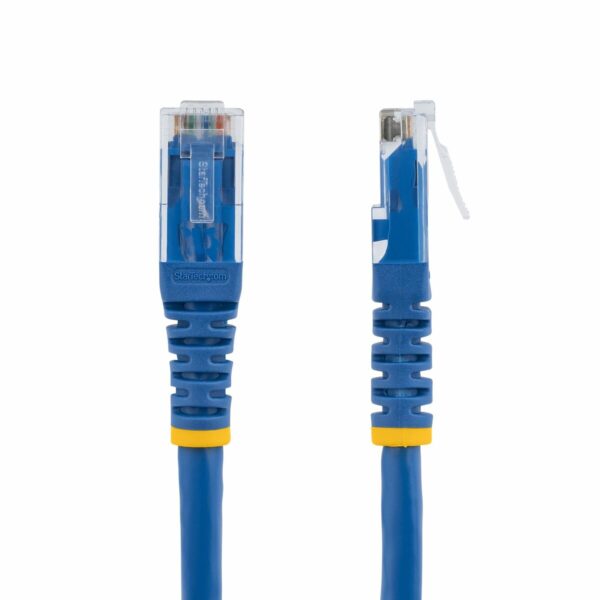 StarTech Cat 6 Molded RJ45 UTP Gigabit Cat6 Patch Cable, 6', Blue - Image 2