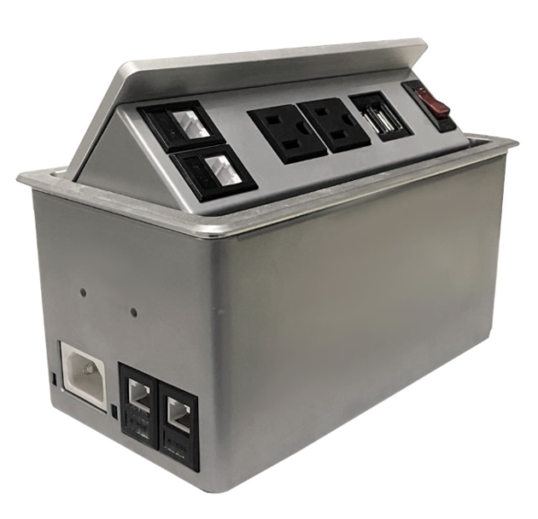 SILVER Dropin Power Distribution with 3 Power and 1 USB