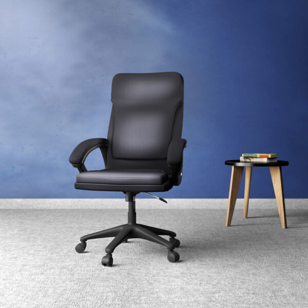 Ambrosia High-Back Bonded Leather Chair