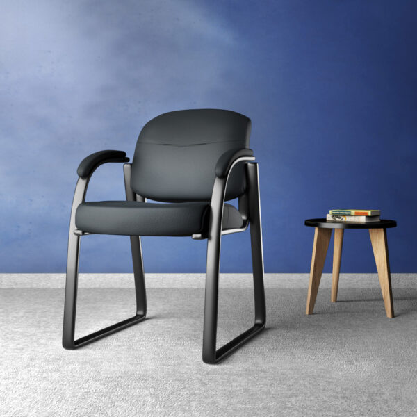 Aura Low-Back Bonded Leather Visitor Chair