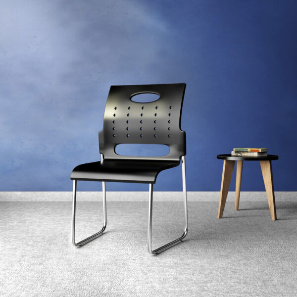 Technik Stacking Chair with Plastic Seat