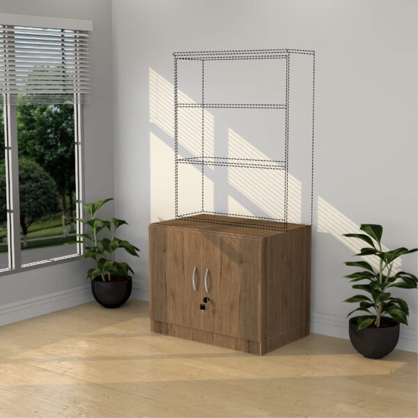 Two Door Storage Cabinet - Various Colors