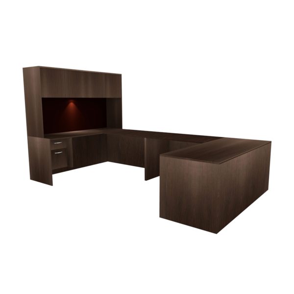 Timeless 71" Double Extended U-Shape Work Station - Image 5