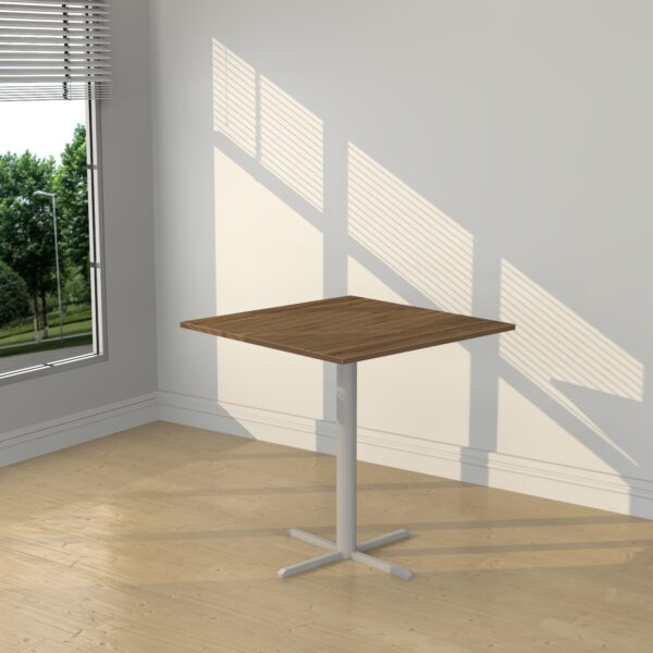 Timeless 36" SQUARE Postleg Meeting Table 29" or 41" High - Various colors