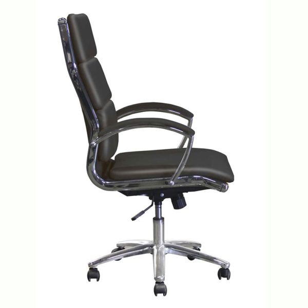 Manhattan High Back Bonded Leather Chair - Image 4