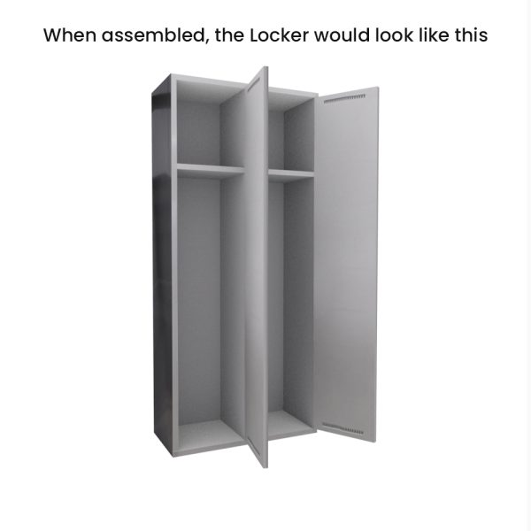 TUFFMAXX 12″ Locker 1 Door (Knock Down) – VARIOUS Types - Image 6