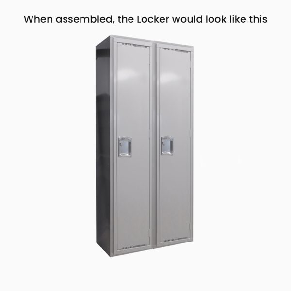 TUFFMAXX 12″ Locker 1 Door (Knock Down) – VARIOUS Types - Image 5