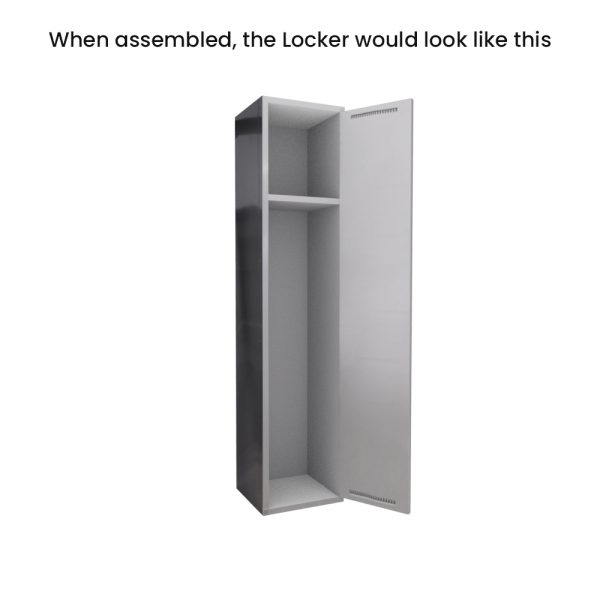 TUFFMAXX 12″ Locker 1 Door (Knock Down) – VARIOUS Types