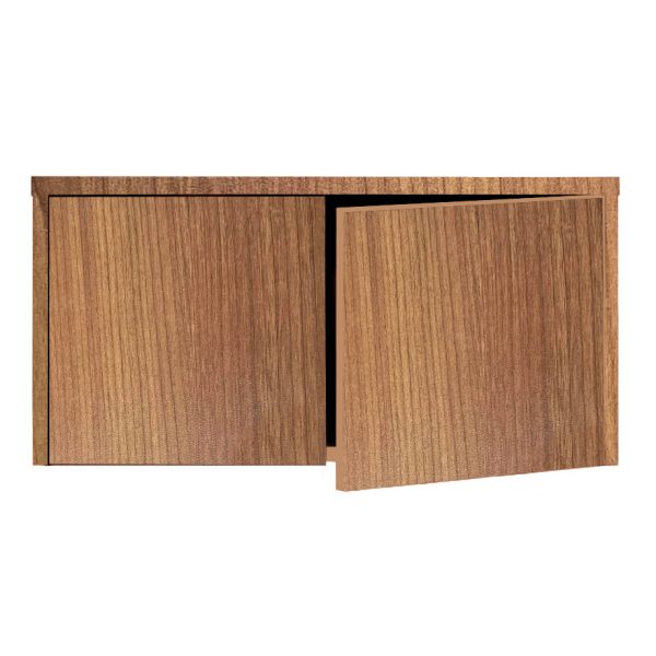 15" x 36" Wall Mounted Hutch with 2-doors - Various Colors - Image 2