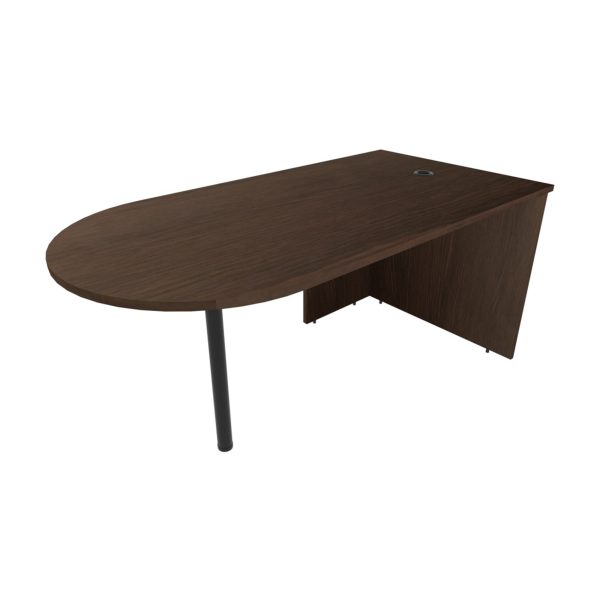 30" x 71" Bullet Desk - Various Color TOP and LEG - Image 4