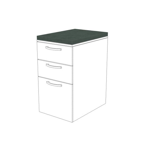 Cushion for Pedestal or Lateral Filing Cabinet - Non-stock, Custom ordered - Various Size - Image 3