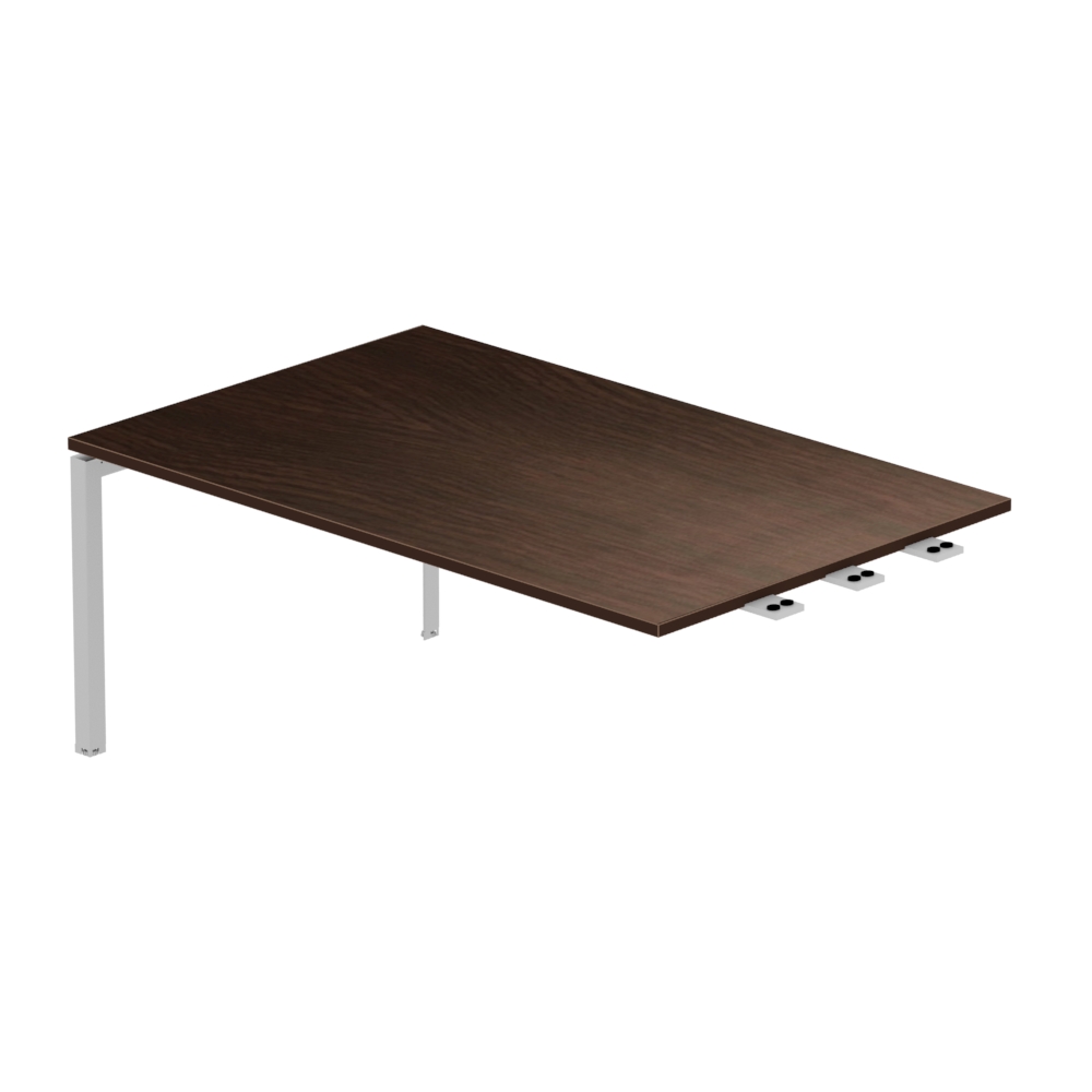 24" or 30" Deep x 48" Long Inspire Return - Various Color with Silver Legs - Image 5