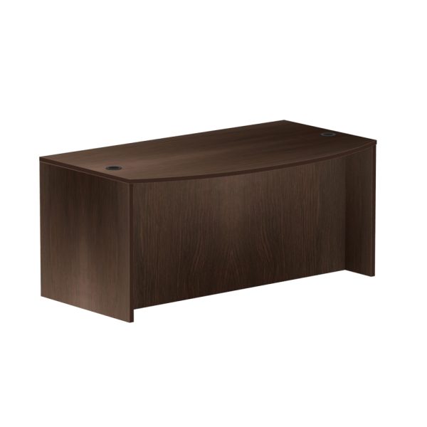 36" x 71" Bow Front Desk - Various Color - Image 4