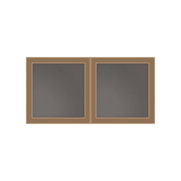 Hutch-GLASSWOOD Door for 36" Openings (set of 2)- Various Color - Image 4
