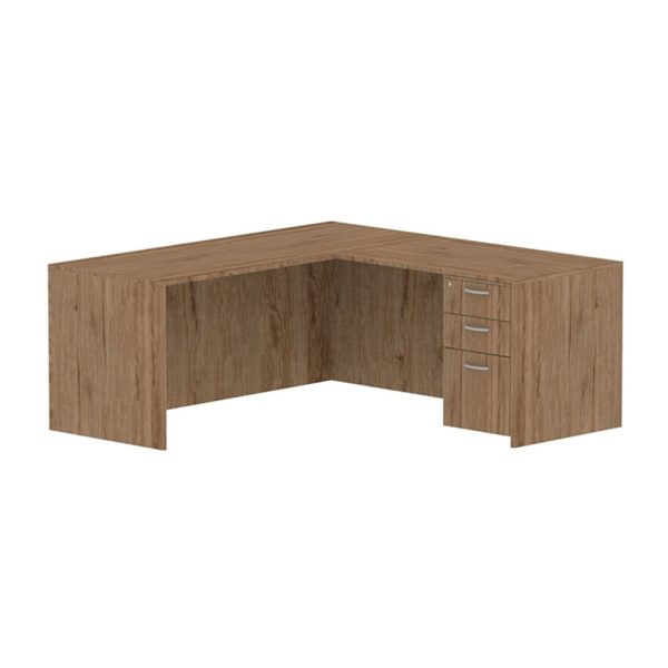 6' x 6' x 30" Deep Standard L-Shape Workstation - Various Colors - Image 2