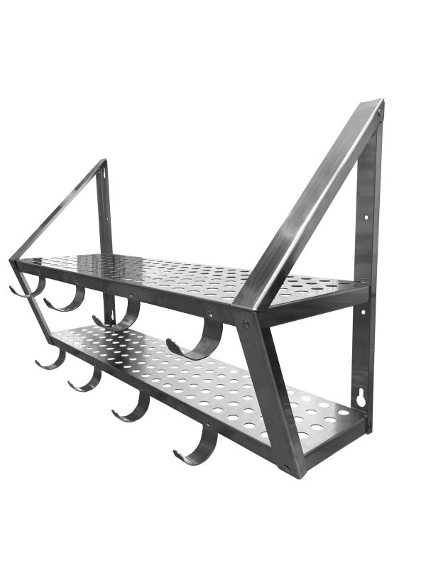 Industrial Strength 48" Shelving with Hooks