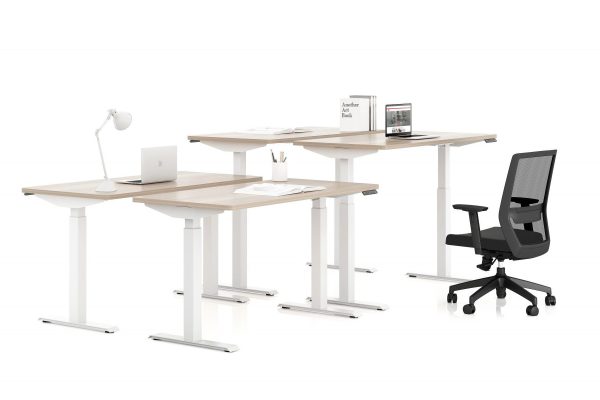 MyHite Sit-Stand Workstation - Various Colors & Top Sizes with Various Base Colors - Image 2
